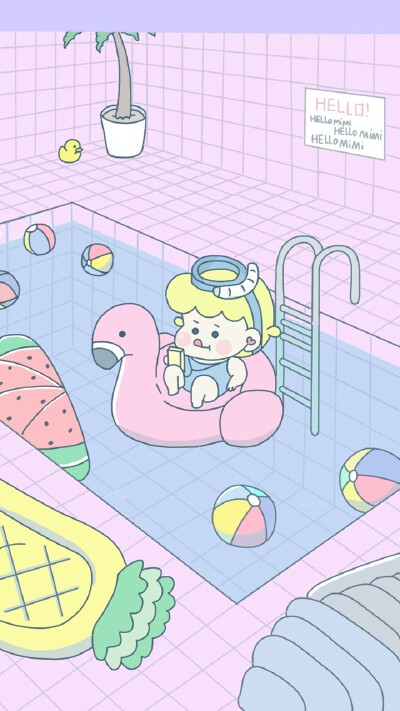 mimi游泳