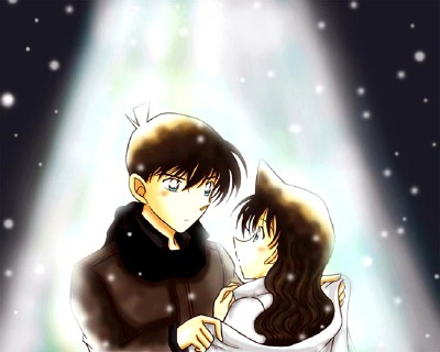 #二次元#动漫#名侦探柯南#CONAN#工藤新一#毛利兰#新兰