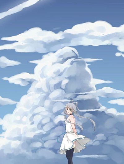 洛天依现代天空轻盈