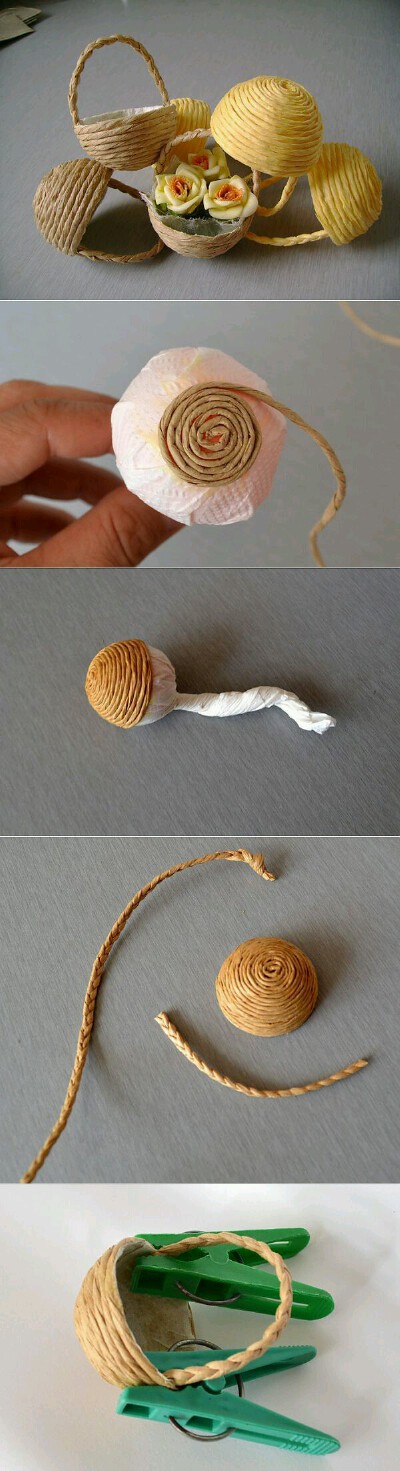 麻绳小篮子