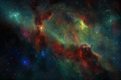 #星空# 来自美国艺术家Tim Barton作品