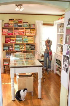 Sewing Studio My friends amazing sewing studio. I'm blown away by the
organization! Can you come organize my life!