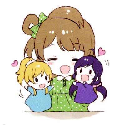 动漫 二次元 同人 lovelive 绚濑绘里 南小鸟 东条希 少女 Q版 可爱 萌 头像