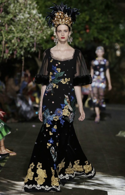 Dolce&Gabbana2015秋冬高定大秀：富丽神秘的西西里迷梦