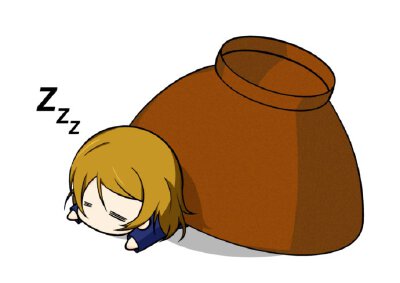 动漫 二次元 同人 lovelive 小泉花阳 Q版 可爱 萌 头像 图转自微博魔法少年江离