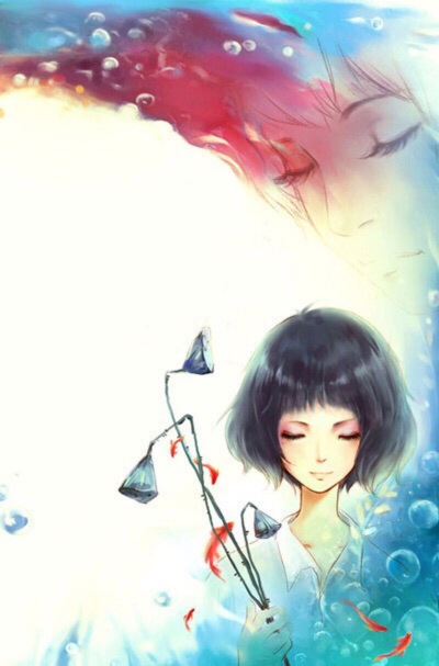 如果可以，我愿意做一尾鱼，活着忘记，忘记活着