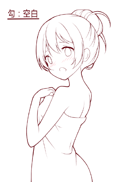 手绘 插画 线稿 手稿 黑白素材