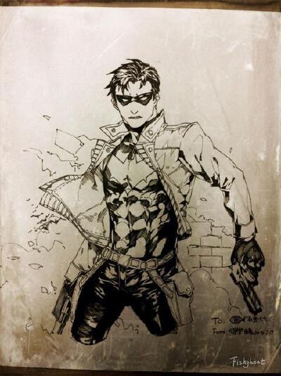 Jason Todd_魚鬼_DC圈插画_网易GACHA二次元社区