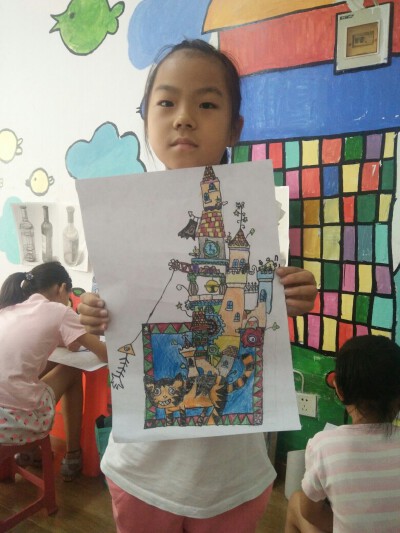 儿童画！学生的作品