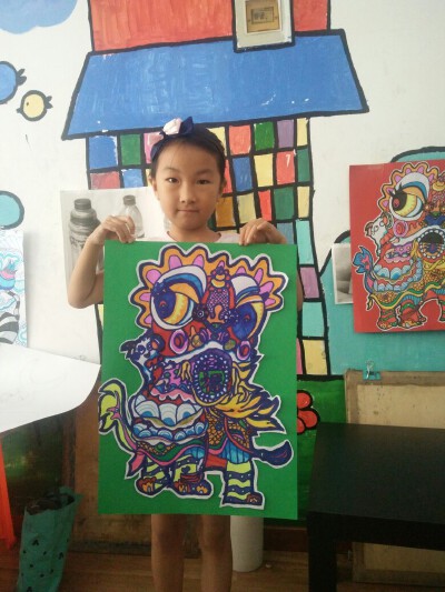 儿童画！学生的作品