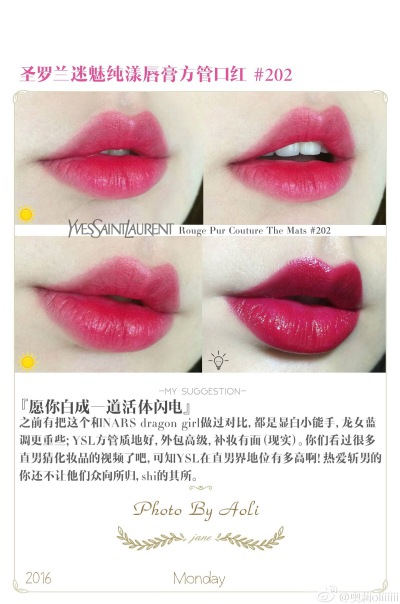 ysl方管202