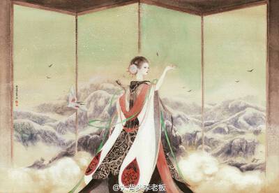 古风美图壁纸头像 画风偏迷离