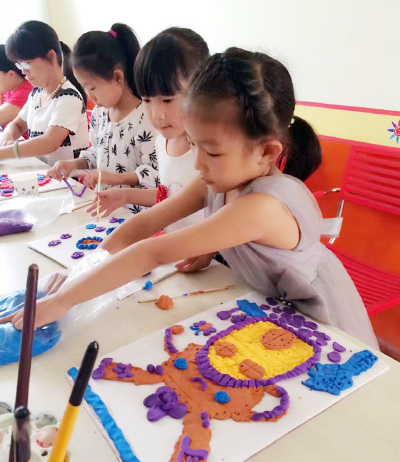 阳光之美学生作品 儿童画
