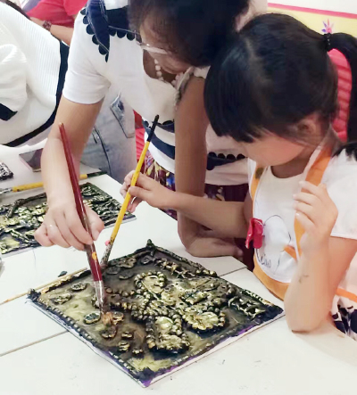 阳光之美学生作品 儿童画
