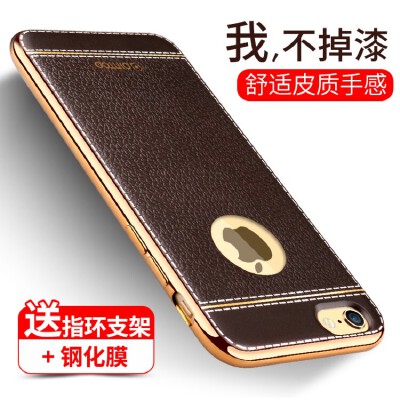 苹果6手机壳 奢华iPhone6s镀金硅胶软壳6plus防摔保护套薄男女潮