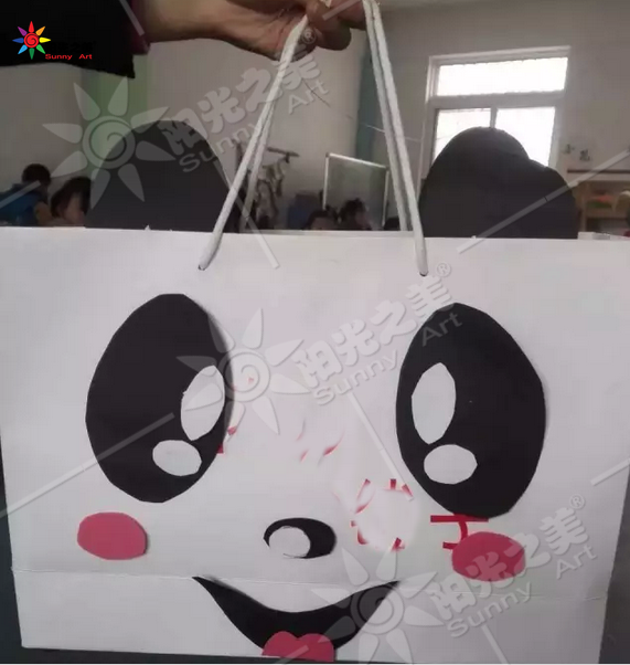 创意纸袋 儿童手工 手工DIY 牛皮纸袋