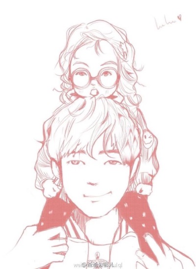 董力 董大力 手绘漫画 作者见水印