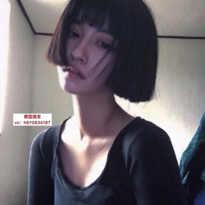 美美的短发怎么打理都可以