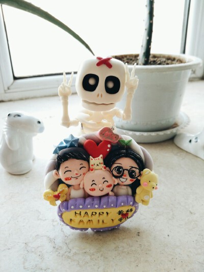 Family·粘土·冰箱贴