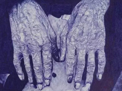 超厉害的圆珠笔画