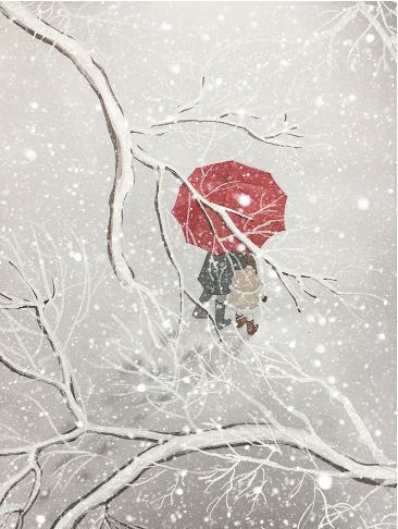 겨울날_눈오는 날
冬天，下雪天
满满
踩着积雪。