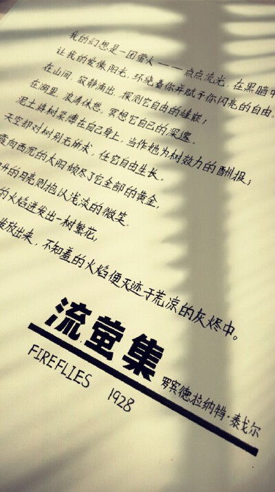 #寒假作业#随手拿了本泰戈尔诗集(๑>؂<๑）练练渣字