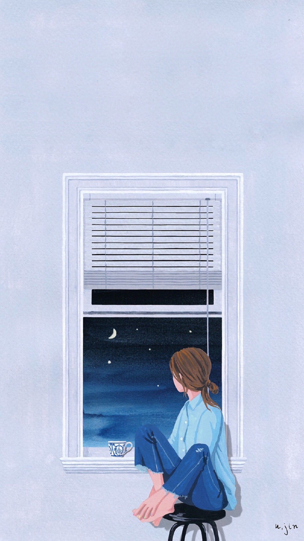 iPhone壁纸 插画师：Ujin ​​​