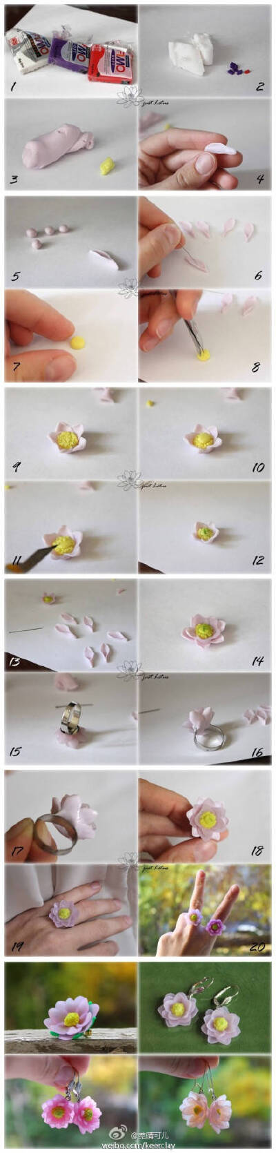 软陶【莲花挂饰】
喜欢点个赞吧