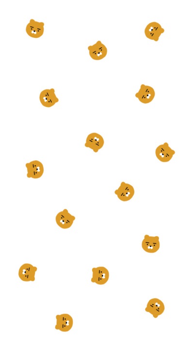 iPhone高清壁纸 韩国Kakao系列 屁桃 小狮子