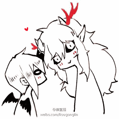 #茨狗# 群友幫忙做成的動圖，摸摸毛 ​​​​