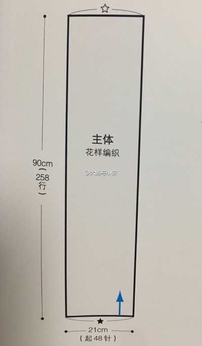 棒针围脖图解-02