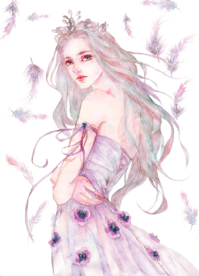 〔 水彩美人 〕 作者' ENOFNO