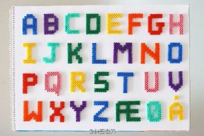 小舞家PBead拼豆字母系列