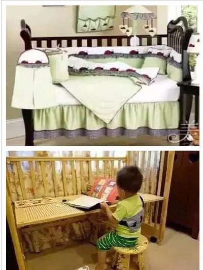 宝宝长大了，婴儿床丢掉好可惜，不如改造了它！ ​​​ ​​​​