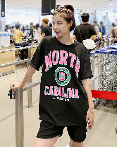 夏季 tangostyle 韩国进口 NORTH 字母宽松套服