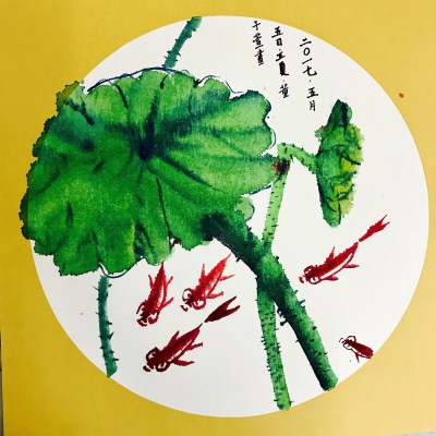彩墨《立夏》