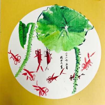 彩墨《立夏》