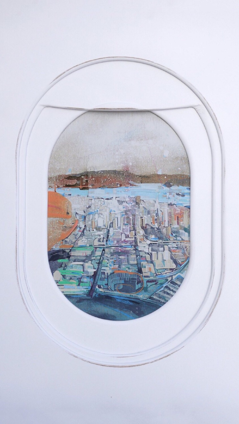 美国插画师 Jim Darling，窗户系列作品。旧金山。