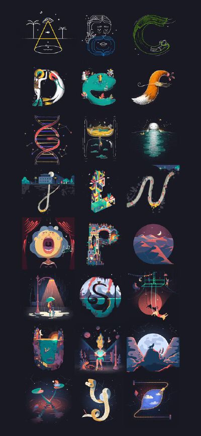 创意字母设计