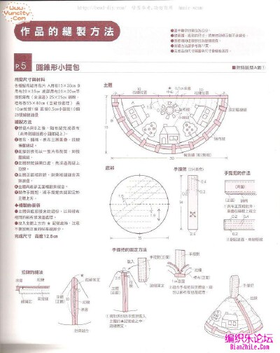 圆锥形小提包