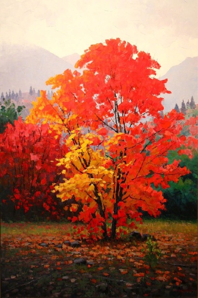 画家 Douglas Aagard 画笔下的树 | www.aagardart.com ​​​​