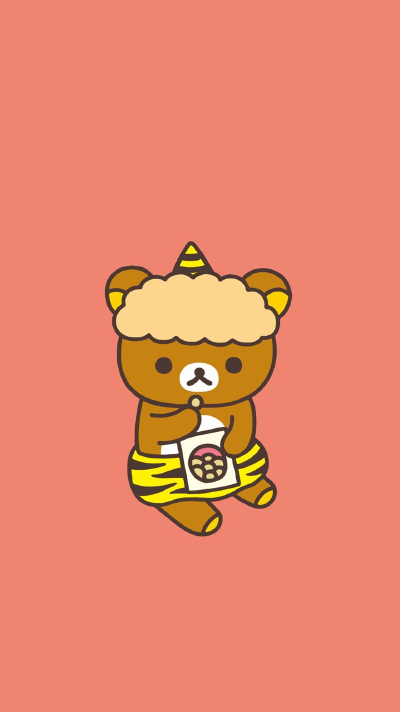 iPhone 壁纸 轻松熊 rilakkuma