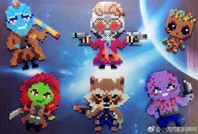 #银河护卫队# I am groot 颜色齐全 选色不易 纠结症发作@MM拼豆 @拼拼豆豆 @咪小窝_麦麦 ​​​​