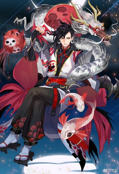 #阴阳师手游# #荒# 這邊補一下臉截圖gif，全身的沒辦法~60mb wb不理我如果要看全身動態請往前一則貼文走~感謝我是手速很慢的人，還要跟很多人學習! 謝謝 ​​​​