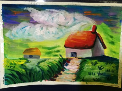 水粉画