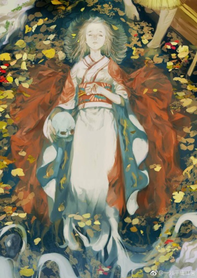 插画 线稿 黑白‖彩色 装饰画 手绘 作者不明 