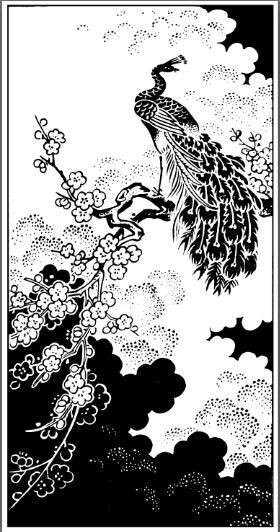 黑白装饰画