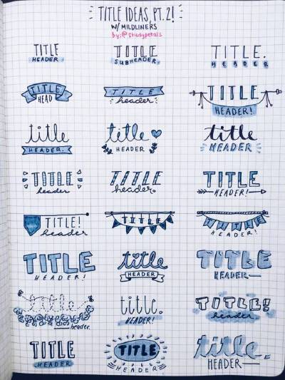 手账字体