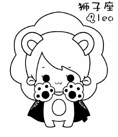 线稿 动漫 黑白素材 插画手帐【果冻】侵删致歉