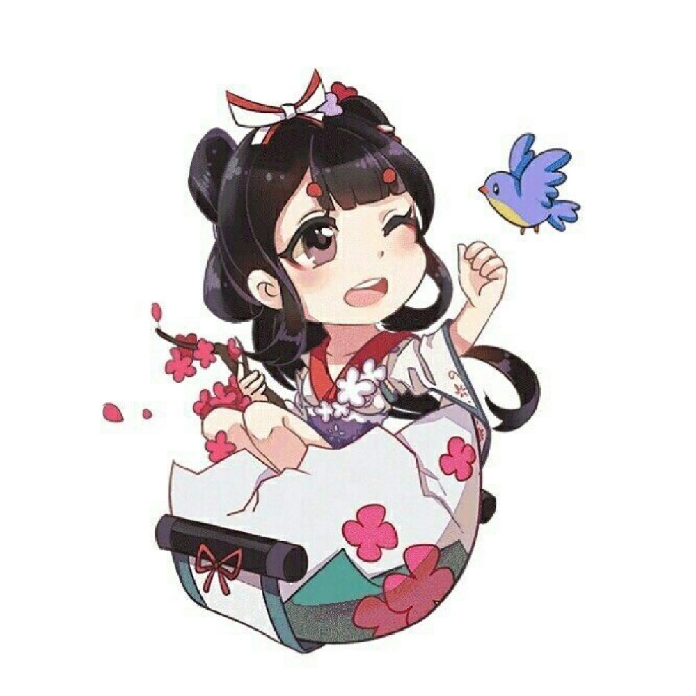 Q版花鸟卷